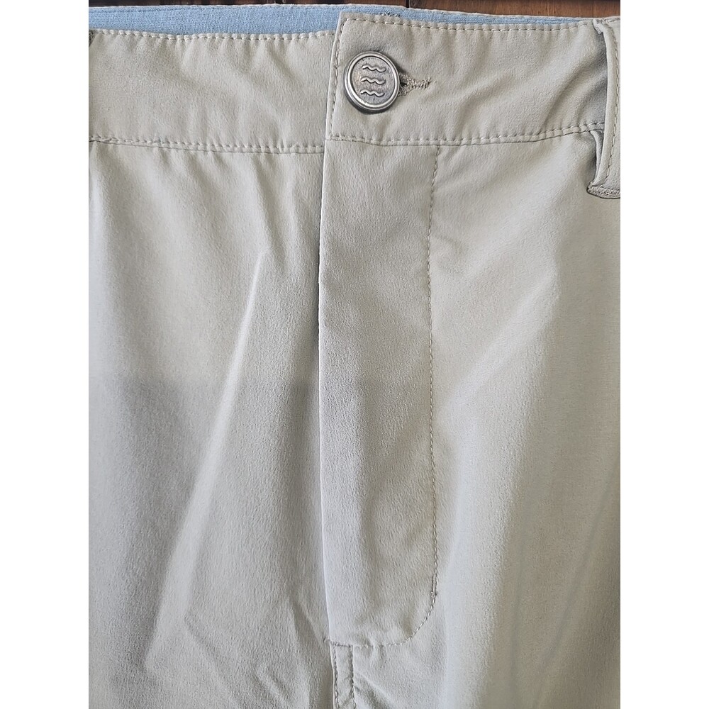 Free Fly Men's Shorts Breeze Khaki Tan Chino Performance Active, Size 38 - Picture 4 of 10